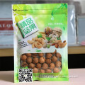 Popular high quality blank snacks package plastic bag with zip lock